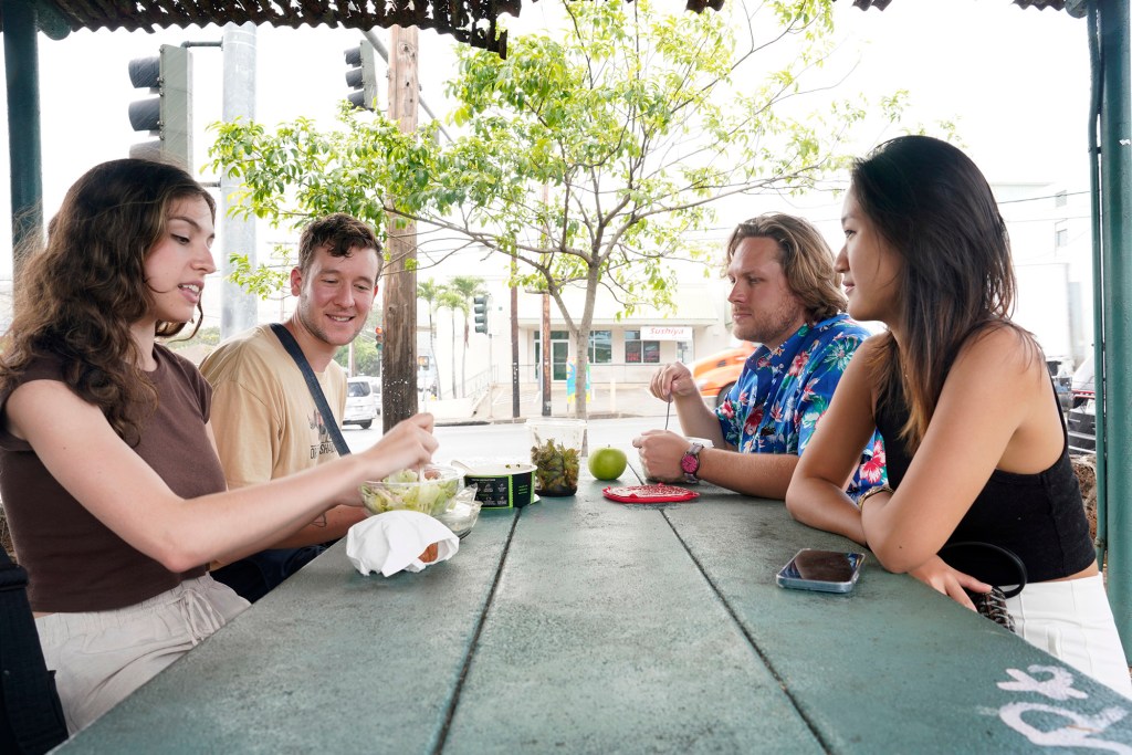 Civil Beat senior reporter intern coordinator Stewart Yerton summer interns Alex Eichenstein Jake Indursky Allan Kew Victoria Budiono journalists journalism students