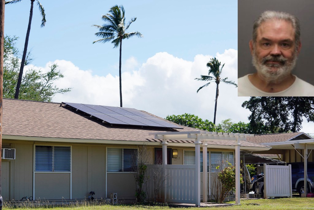 A home in the Iroquois Point neighborhood is photographed on Monday, June 12, 2023, in Ewa Beach. Allegations of child abuse occurred in this home. Photo by Kevin Fujii/Civil Beat/2023