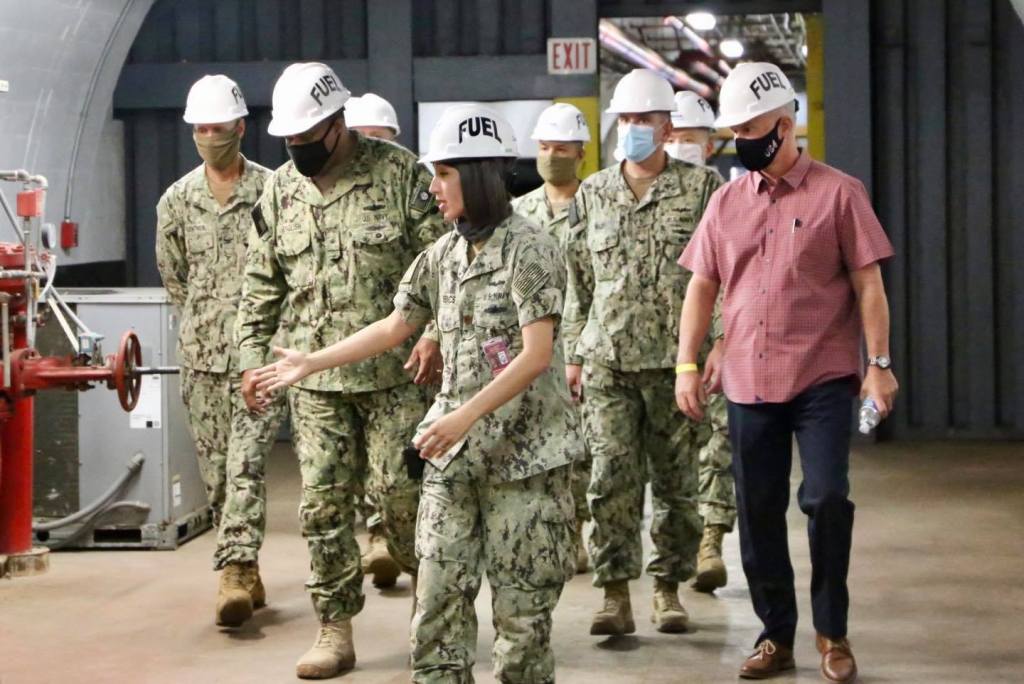 Navy. Lt. Cmdr. Shannon Bencs, NAVSUP Fleet Logistics Pearl Harbor fuels director
