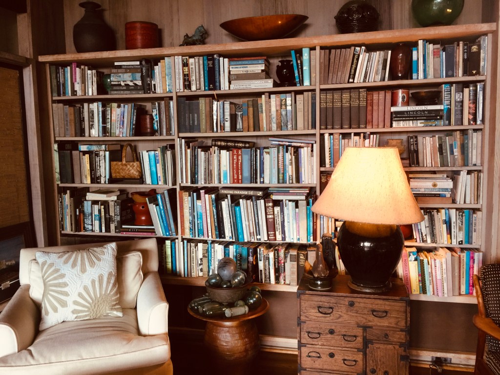 Books library reading Denby Fawcett column