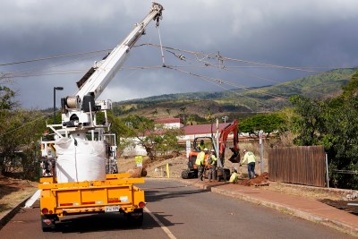 HECO Kept The Power Flowing In Lahaina Even As Poles Toppled