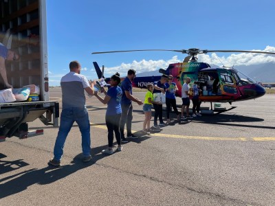 Helicopter Company Carries Diapers And Baby Formula To Maui Instead Of Tourists