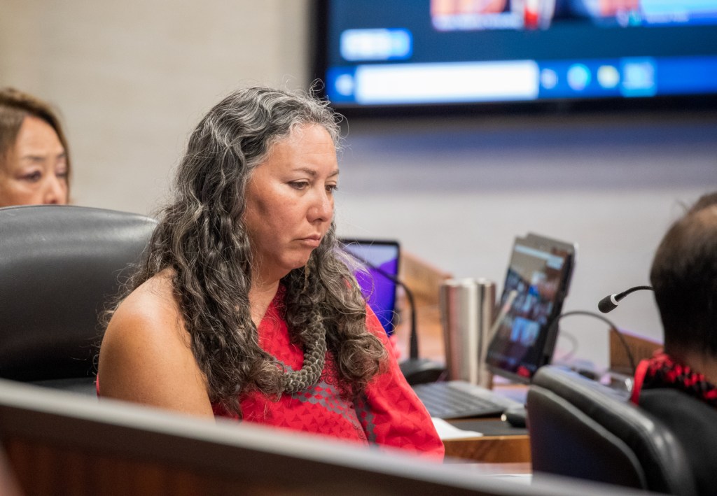 Maui County Council member Tamara Paltin represents Lahaina. (Nathan Eagle/Civil Beat/2023)