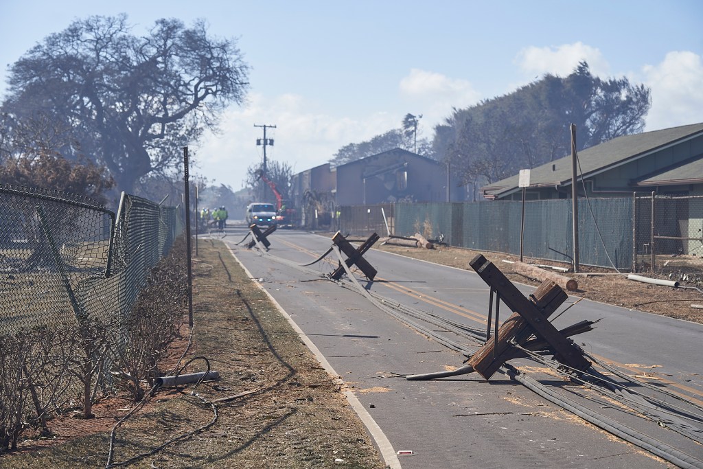The cause of the fire remained undtermined months later but some blamed downed power lines. (Ku'u Kauanoe/Civil Beat/2023)