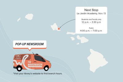 Next Stop: The Civil Beat Pop-up Newsroom Visits Le Jardin Academy