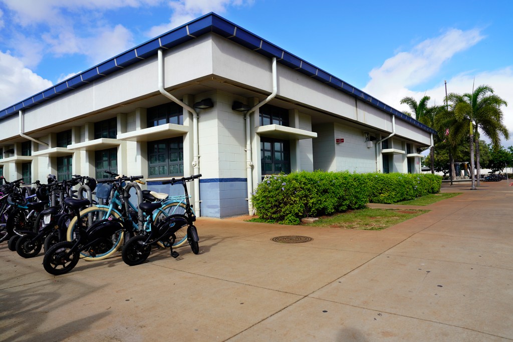 Ewa Makai Middle School is photographed Wednesday, Nov. 22, 2023, in Ewa Beach. (Kevin Fujii/Civil Beat/2023)