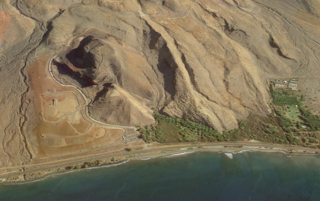 The proposed landfill site in Olowalu for debris from the Aug. 8 fires in Lahaina. (Courtesy: Google Earth)