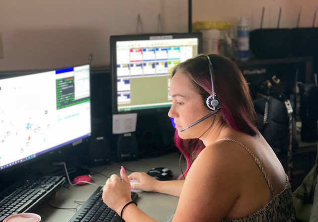 Maui Police Department 911 Dispatcher call center (MPD/2023)
