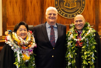 Ginoza, Devens Sworn In As Hawaii Associate Justices