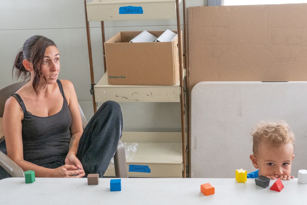 Tenants from Kahauiki Village shared their thoughts and ideas about what life is like in this Kauhale community four years after its inception. (David Croxford/Civil Beat/2024