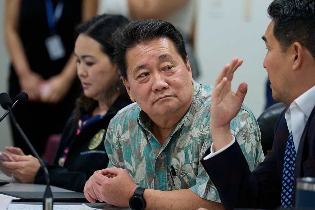 WAM and FIN members came together on Monday April 15th for the first time to look at items that both committees agree on. Led by Senator Deal Cruz and Representative Yamashita the group cleared their agenda in short order to conclude their meeting at approximately 5:15pm (David Croxford/Civil Beat/2024