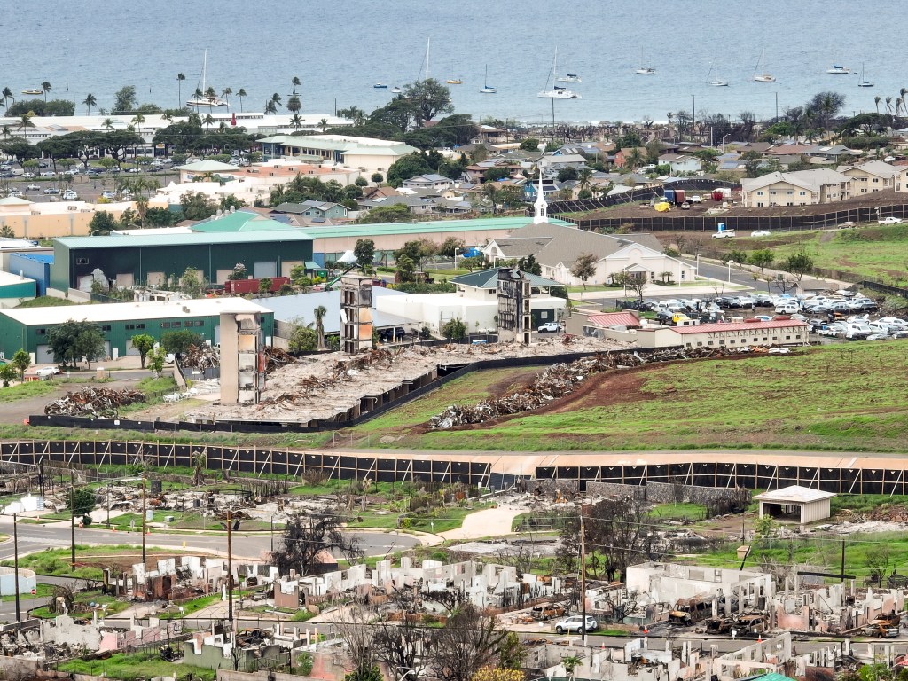 Developers want to rebuild the Kaiaulu o Kupuohi affordable housing project in Lahaina. (Nathan Eagle/Civil Beat/2024)