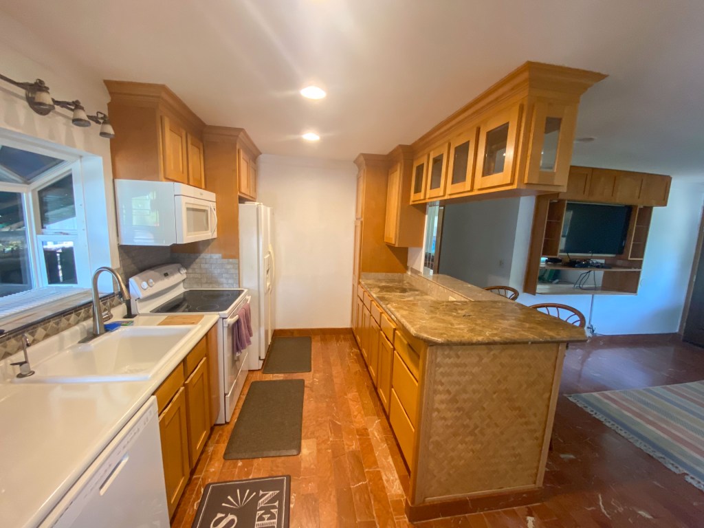FEMA passed an inspection on Bettina's Robinson home in Kihei with the exception that one GFI outlet was not working properly, to which she has receipts to show it was replaced and reinspected. (Cammy Clark/Civil Beat/2024)