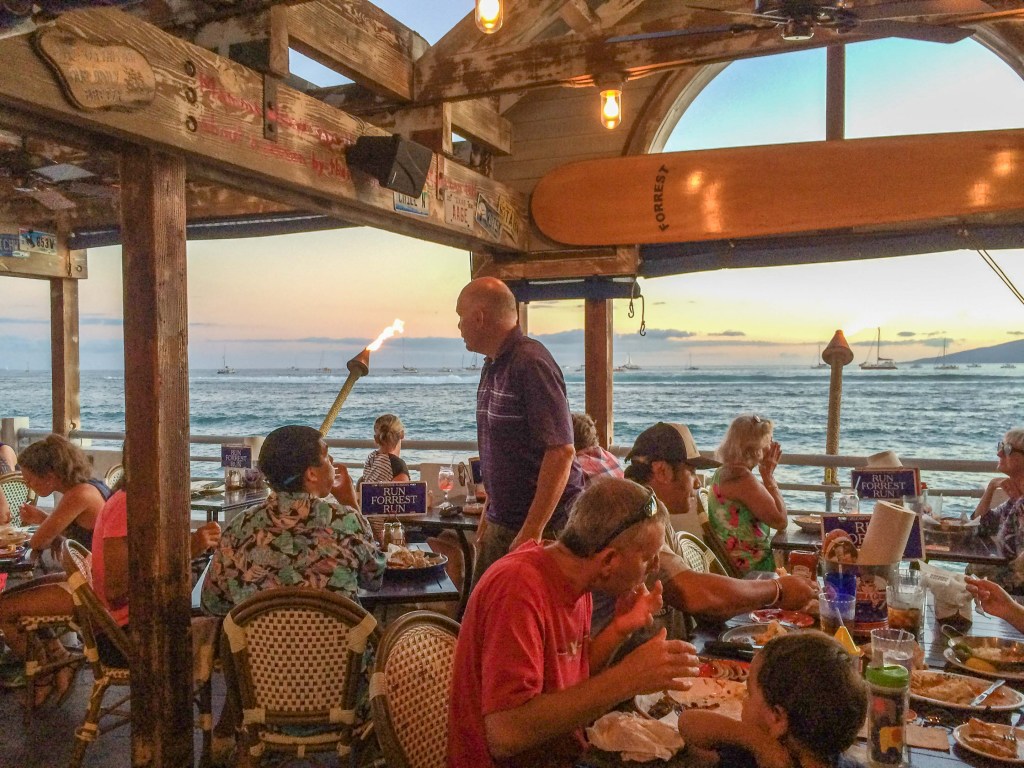 Lahaina's Front Street was known for its restaurants that were right next to the ocean, but it is unknown if they will be able to be built back due to the current codes. (Cammy Clark/2015)