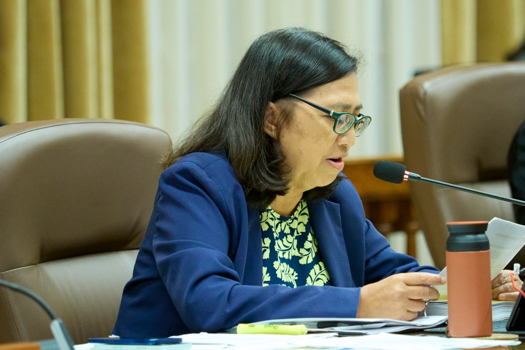 From a recent Honolulu Council meeting, Council members engaging in debate and discussion regarding bills before them(David Croxford/Civil Beat/2024)