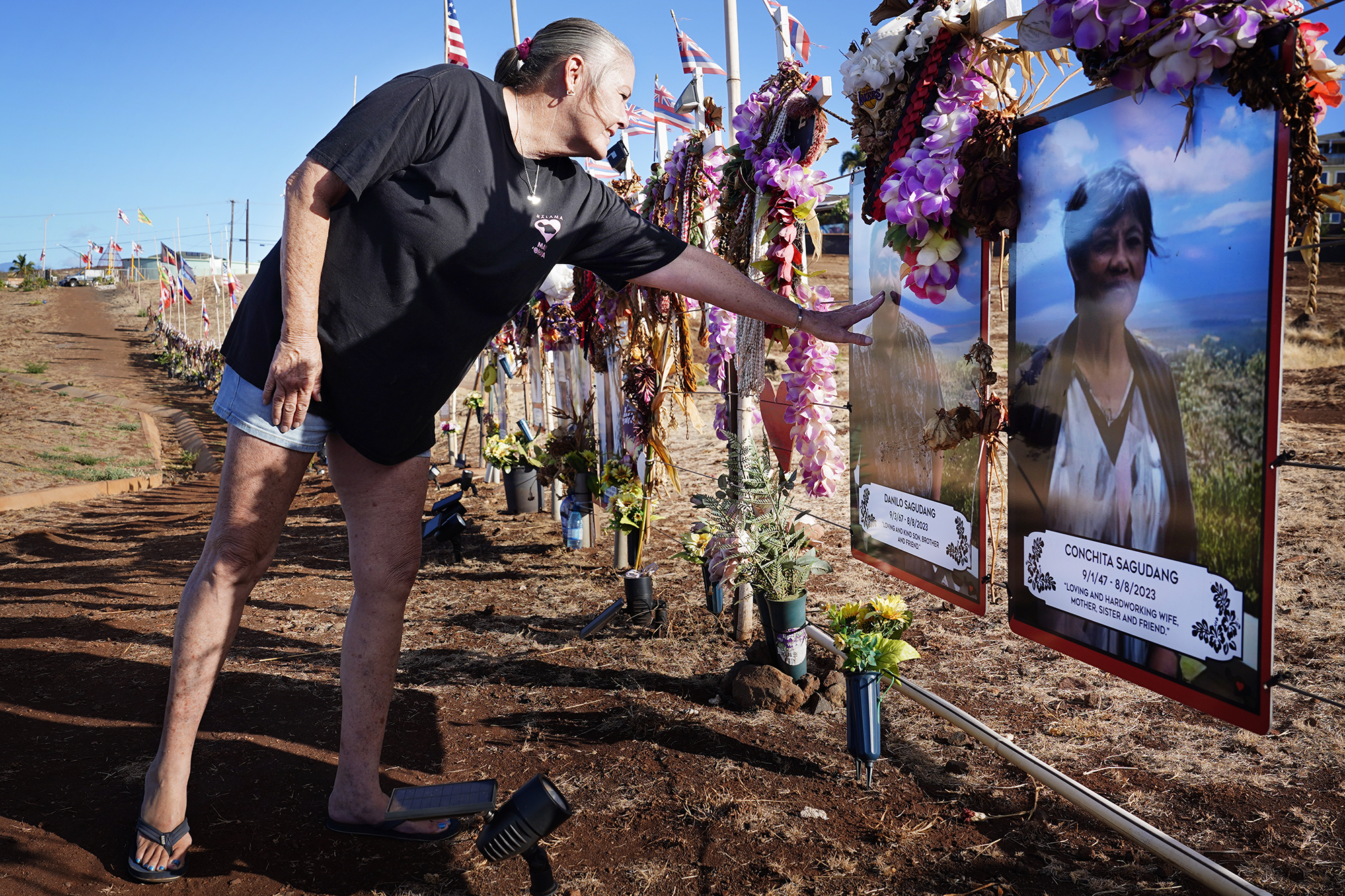 This Lahaina Fire Survivor Tends The Memorial Every Day - Honolulu