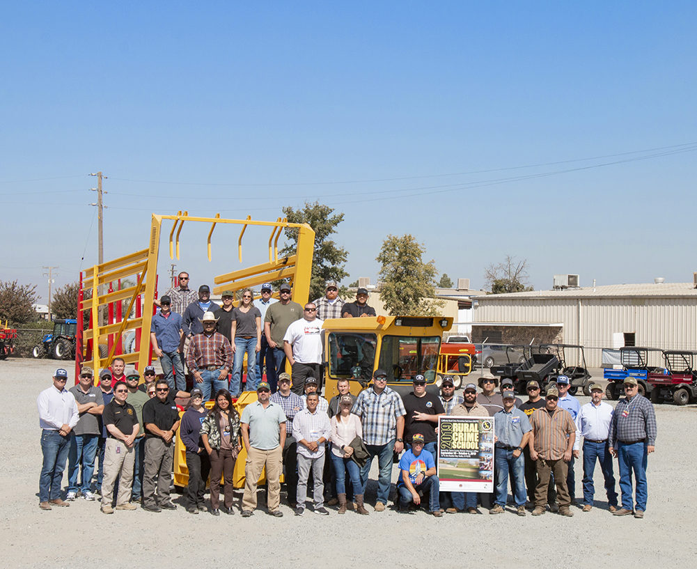 The California Rural Crime Prevention Task Force holds specialized ag. crime training courses in the stateʻs Central Valley.