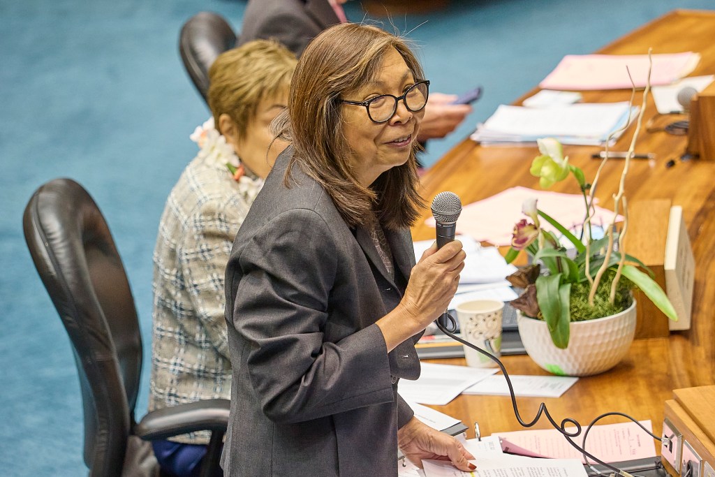 House of Representatives Action during the First Day of the First Crossover of 2025.(David Croxford/Civil Beat/2025)