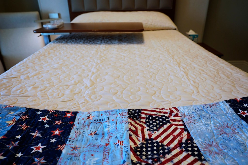 A private room in the Daniel K. Akaka State Veterans Home is photographed Wednesday, March 26, 2025, in Kapolei. (Kevin Fujii/Civil Beat/2025)