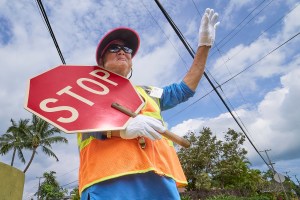 Shootz! A Kailua Crossing Guard’s Dedication To Keeping Kids Safe