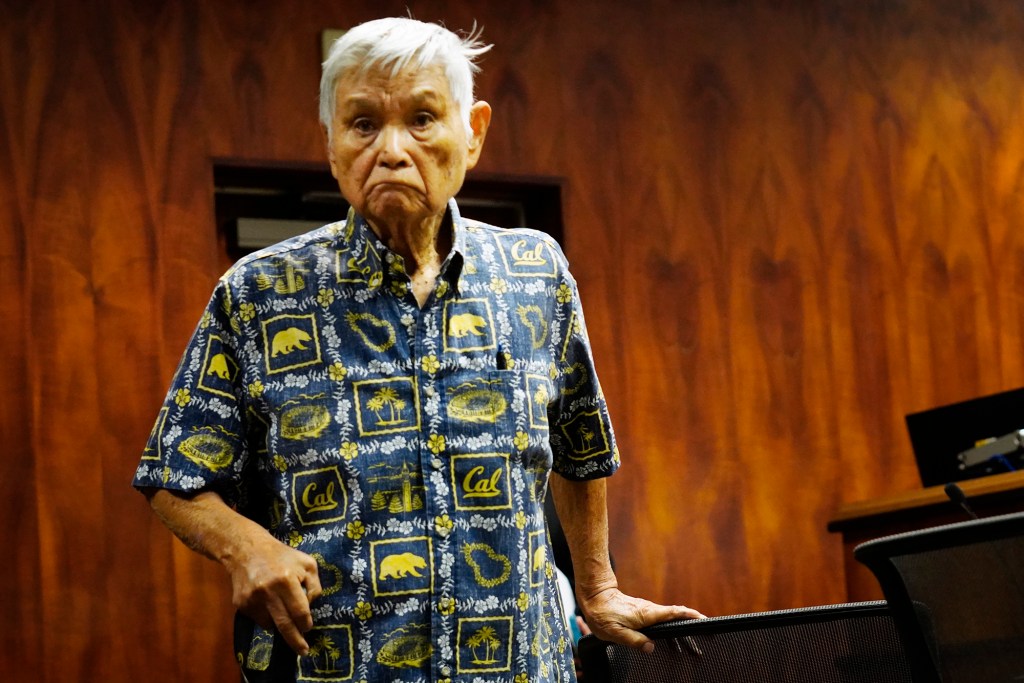 Architect Kiyoshi Toi appears in court Wednesday, Sept. 10, 2025, in Honolulu. Toi is accused of attempting to bribe a Honolulu Department of Permit and Permitting employee. (Kevin Fujii/Civil Beat/2025)