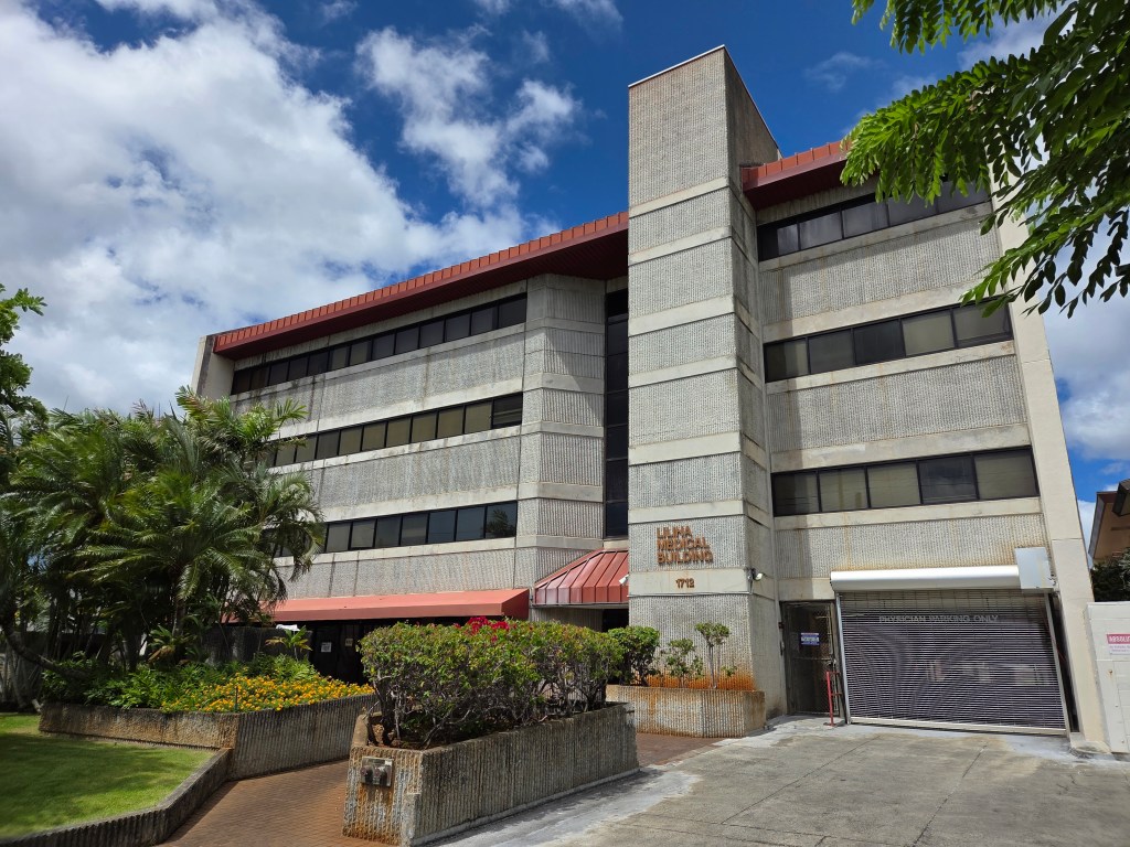 Broken elevator at Liliha Medical Building for Fix It
