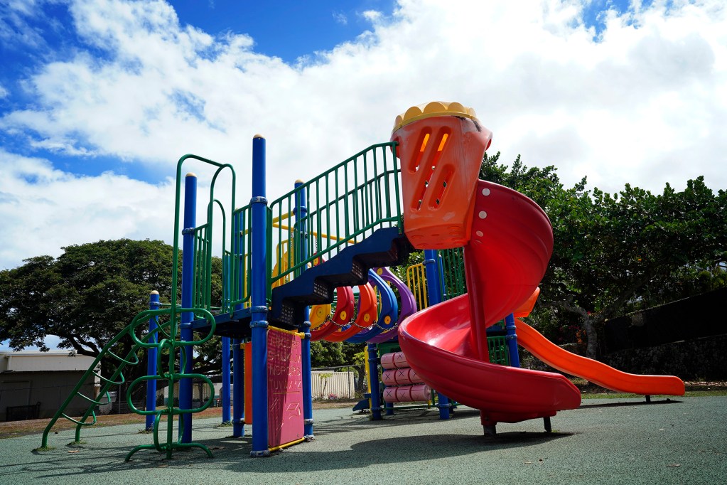 ʻAikahi Playground is photographed Tuesday, Oct. 7, 2025, in Kailua. (Kevin Fujii/Civil Beat/2025)