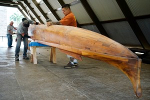 Photo Essay: A Revered Hawaiian Koa Canoe Returns To The Ocean