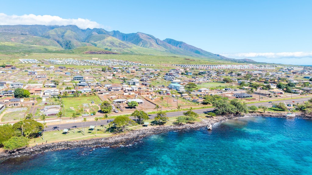 Lahaina is continuing to rebuild from the Aug. 8, 2023, wildfires that razed most of the West Maui town. (Sean Hower/Civil Beat/2026)