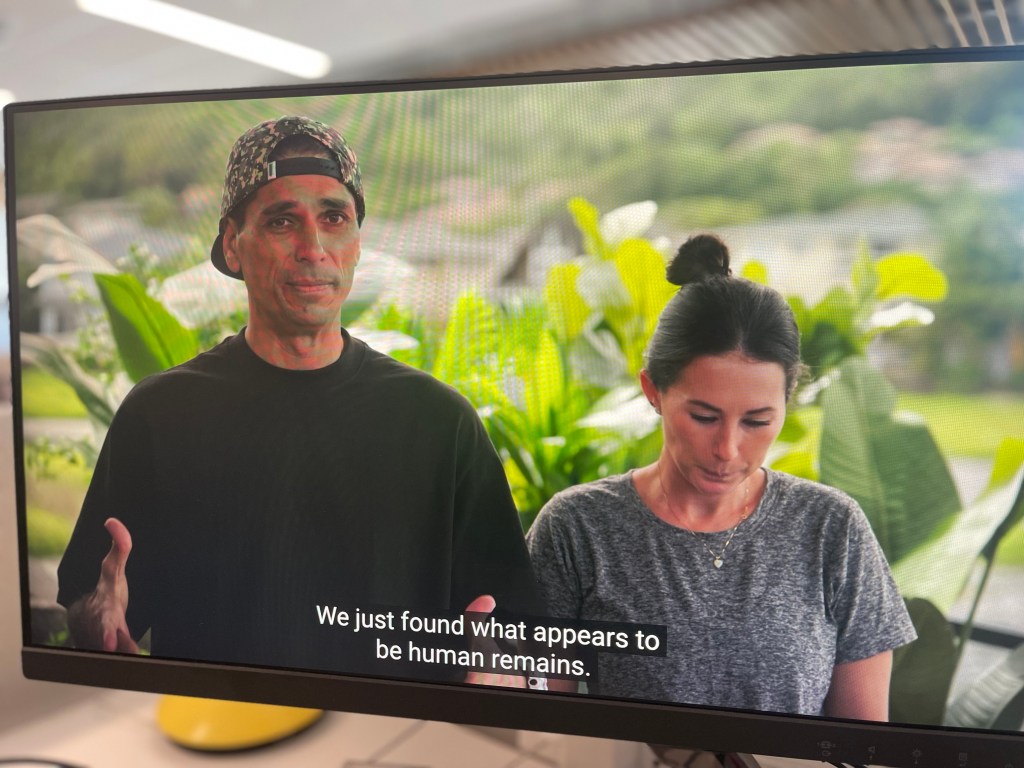 Kamohai and Tristyn Kalama film their show Renovation Aloha.