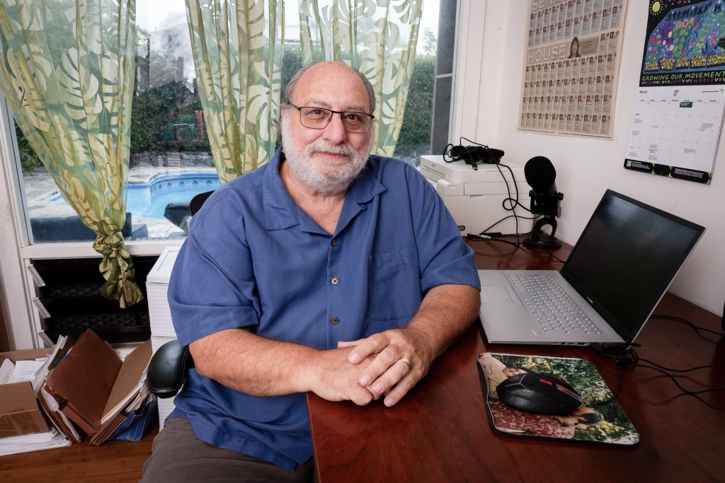 Alexander "Ali" Silvert, photographed March 19, 2026, at his home in Kailua. (Craig Fujii/Civil Beat/2026)