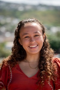 Intern Malia Manuel at Civil Beat in Kaimukī June 10, 2026. (Craig Fujii/Civil Beat/2026)