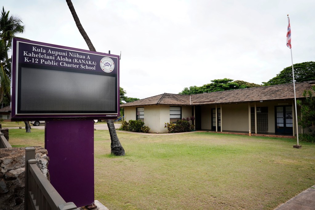 The Kula Aupuni Niihau A Kahelelani Aloha campus is photographed Wednesday, July 22, 2026, in Kekaha. One of the few schools dedicated to teaching the Niʻihau dialect of the Hawaiian language is at risk of losing its campus with the school year just a few weeks away. (Kevin Fujii/Civil Beat/2026)