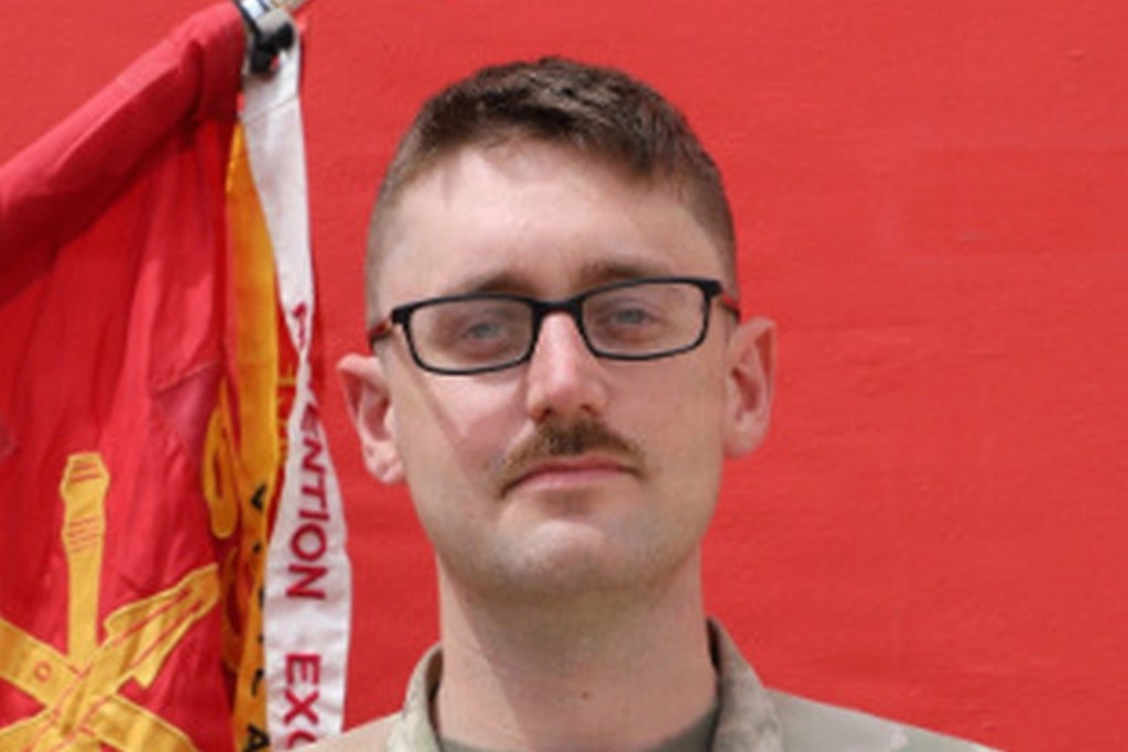 This undated photo provided by the U.S. Army Space and Missile Defense Command on Monday, July 20, 2026, should 1st Lt. Tyler James Feehan. (U.S. Army Space and Missile Defense Command via AP)