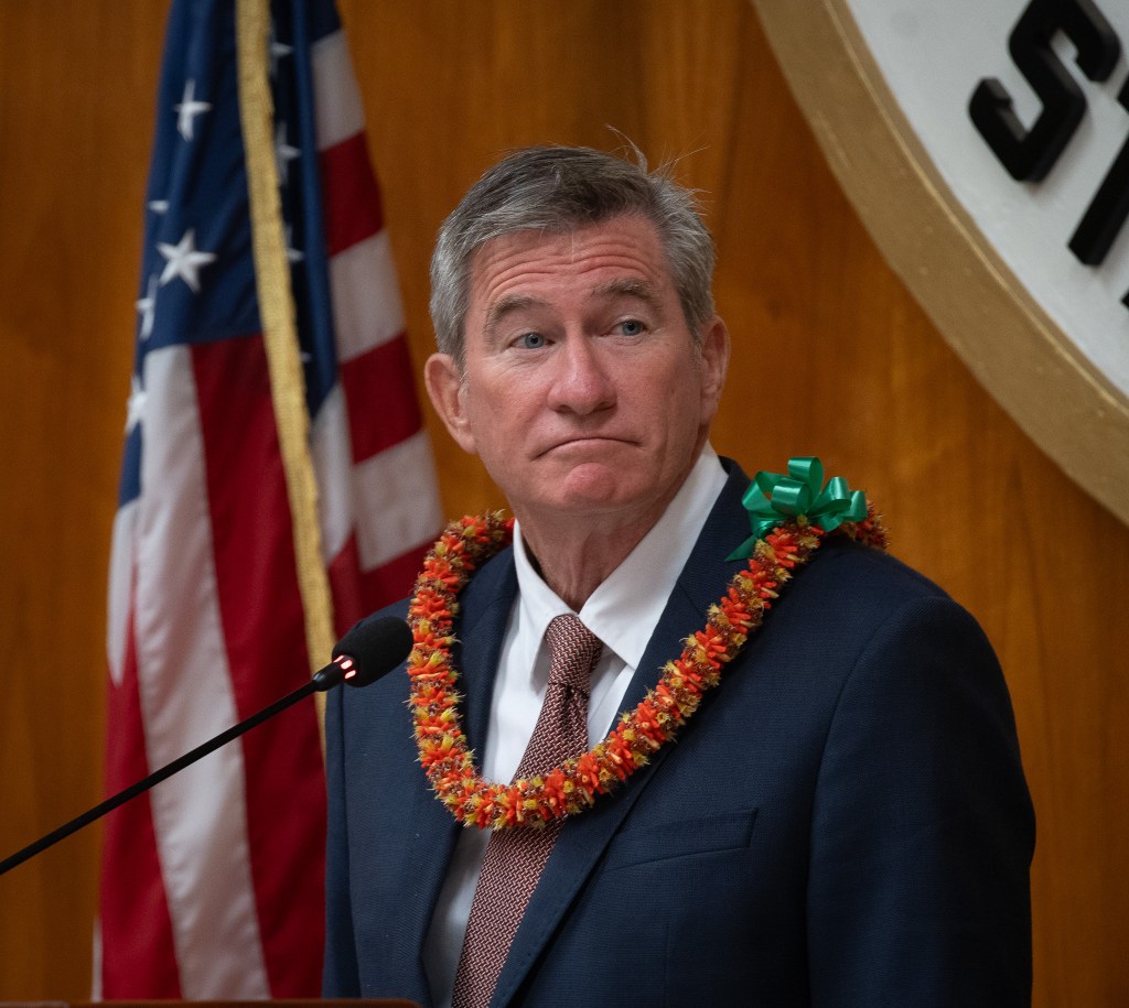 Chair Tommy Waters during a City Council meeting in Honolulu July 8, 2026. (Craig Fujii/Civil Beat/2026)