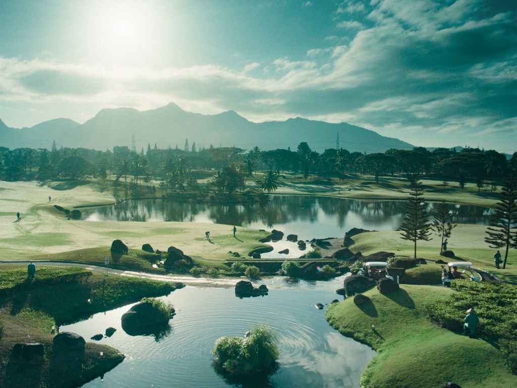 A golf course